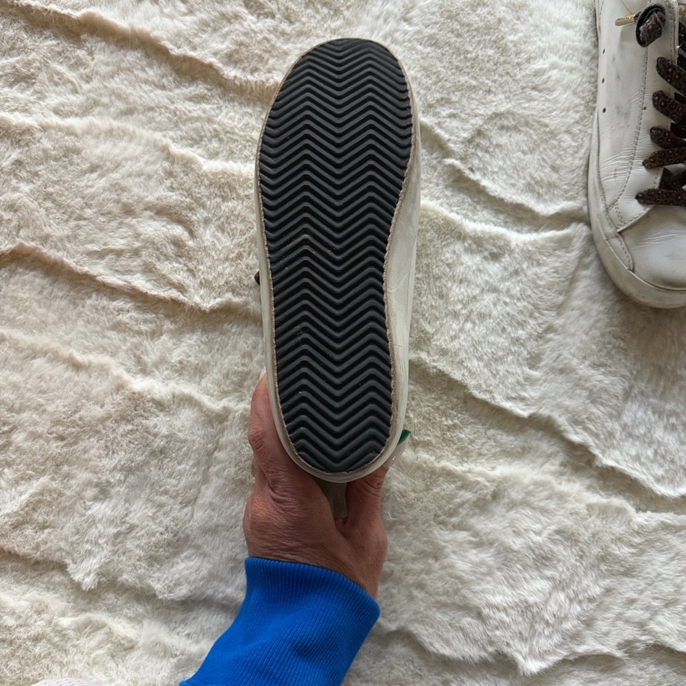 Golden Goose White and Yellow Sneakers - Picture 7 of 13